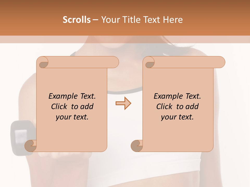 Smile Power Figure PowerPoint Template