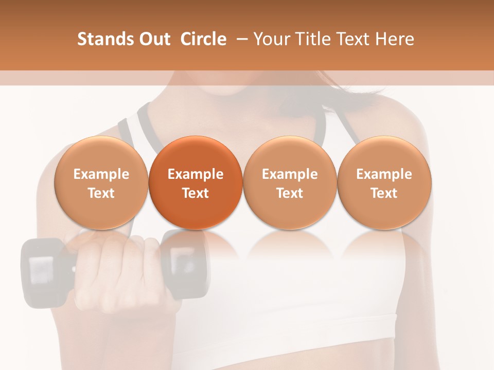 Smile Power Figure PowerPoint Template