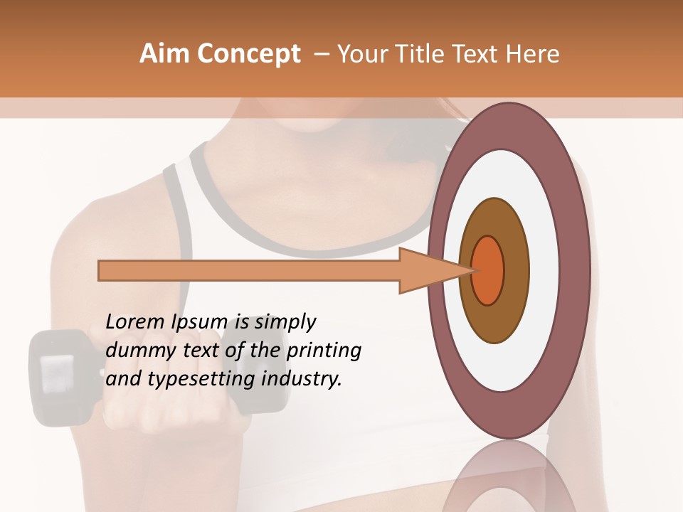 Smile Power Figure PowerPoint Template