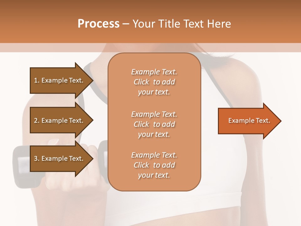 Smile Power Figure PowerPoint Template