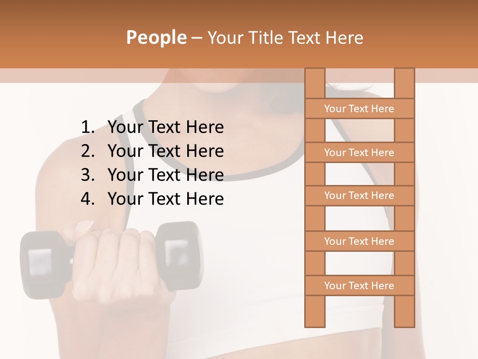 Smile Power Figure PowerPoint Template