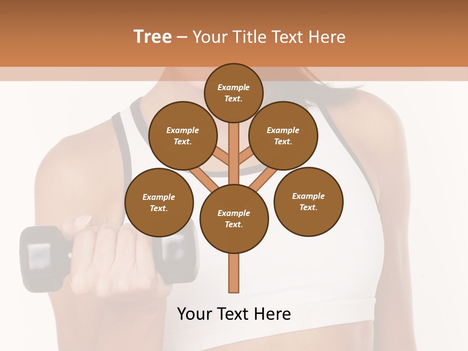 Smile Power Figure PowerPoint Template