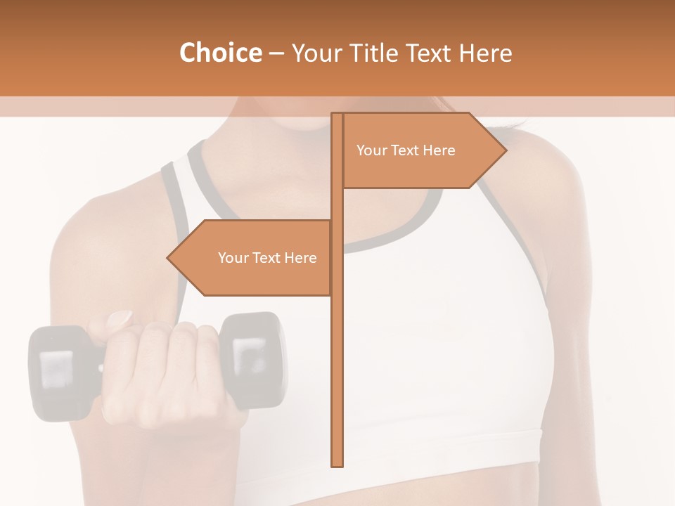 Smile Power Figure PowerPoint Template