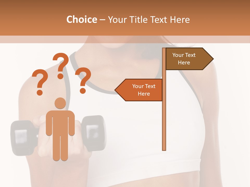 Smile Power Figure PowerPoint Template