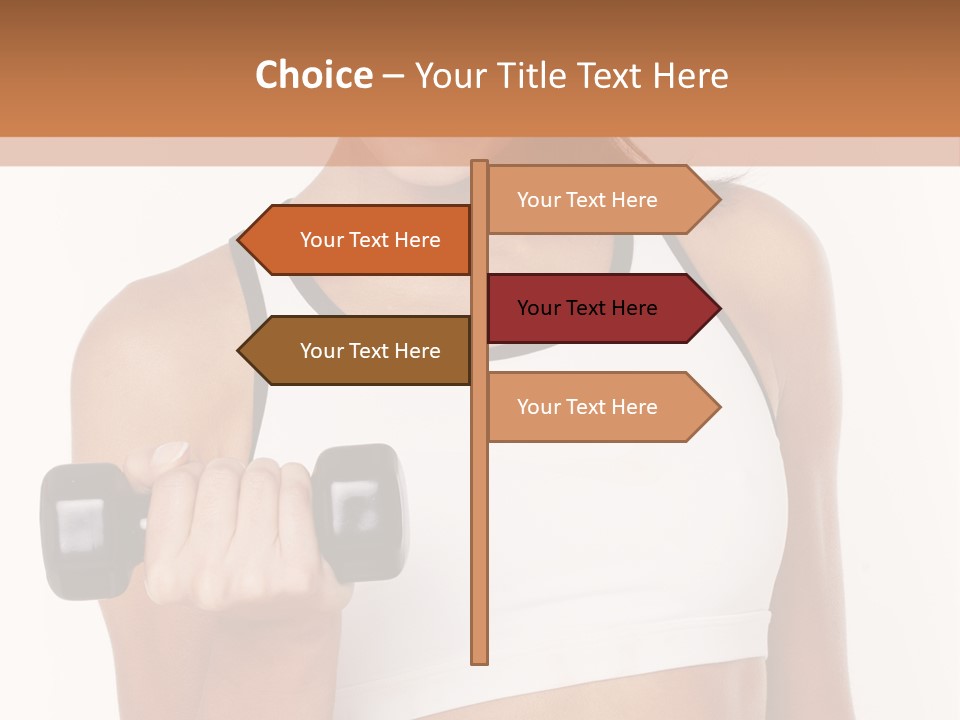 Smile Power Figure PowerPoint Template