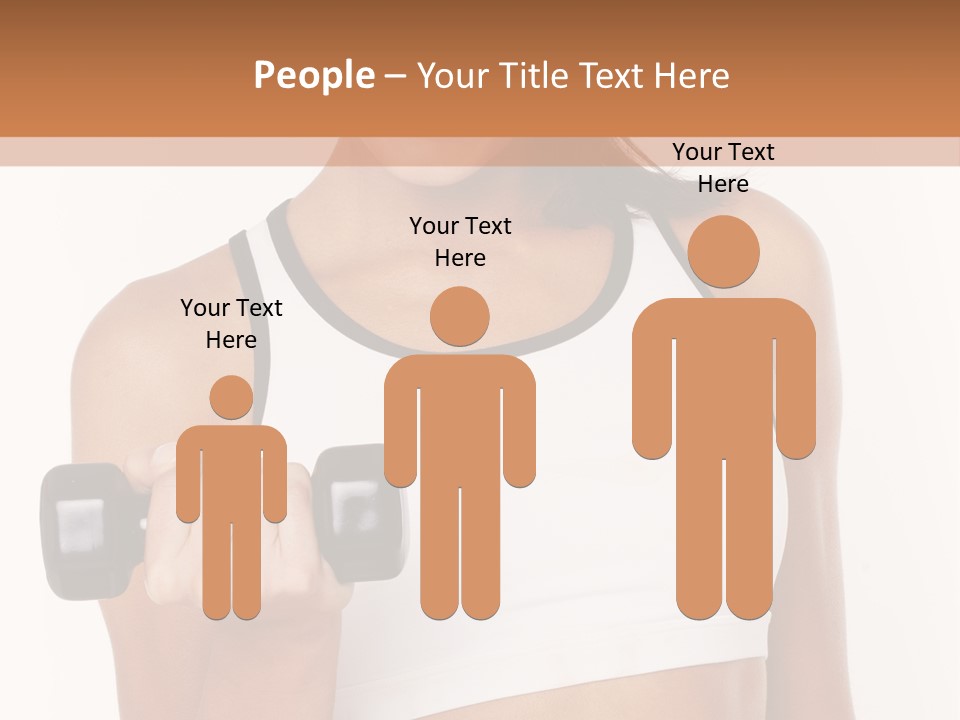 Smile Power Figure PowerPoint Template