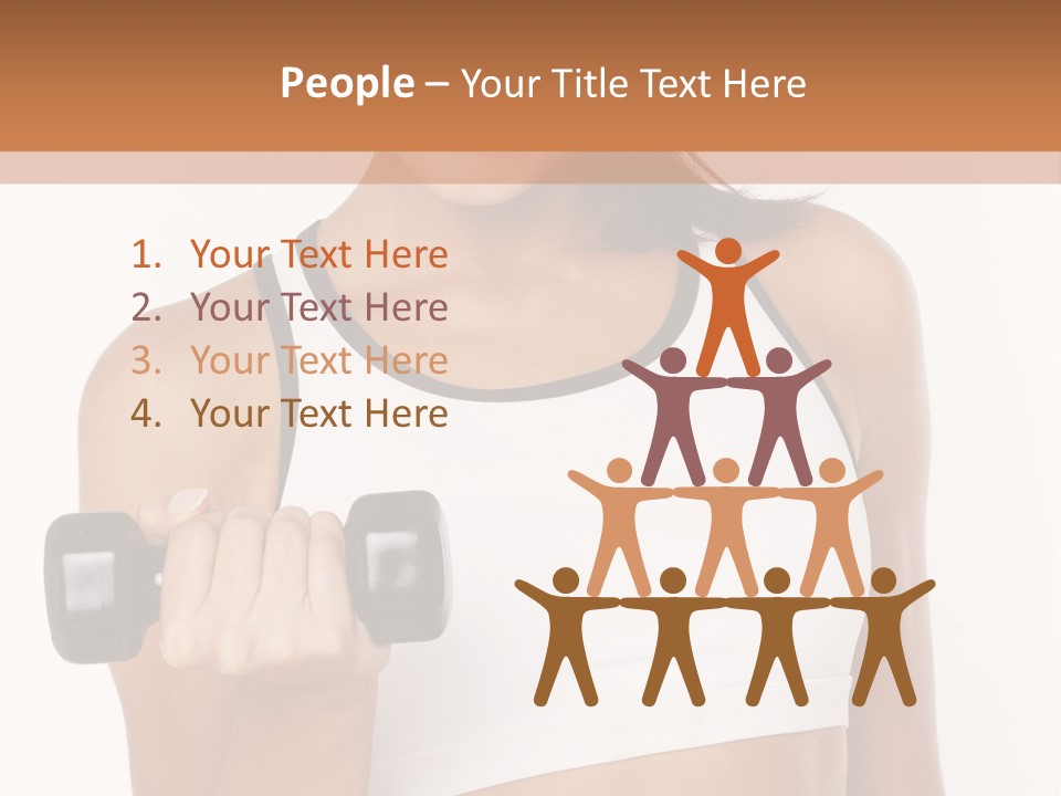 Smile Power Figure PowerPoint Template