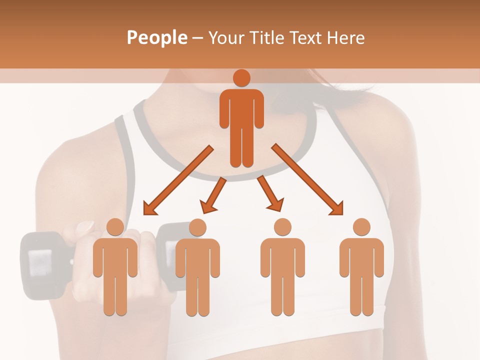 Smile Power Figure PowerPoint Template