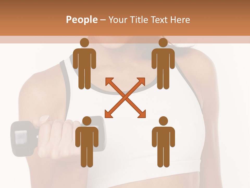 Smile Power Figure PowerPoint Template