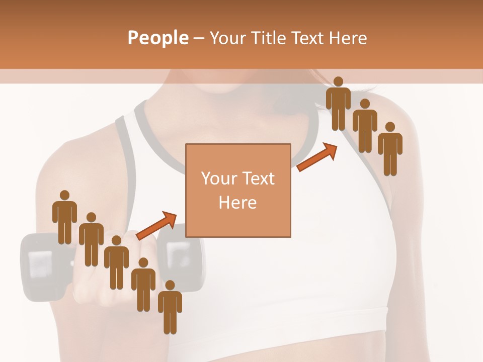 Smile Power Figure PowerPoint Template