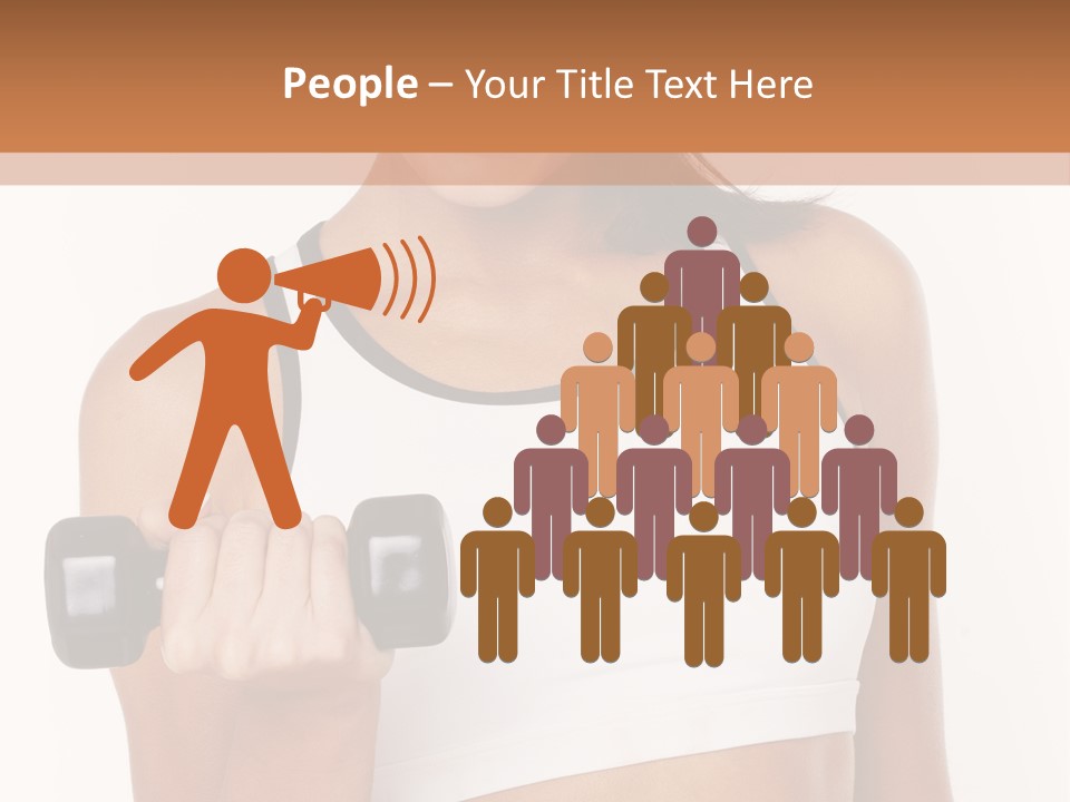 Smile Power Figure PowerPoint Template