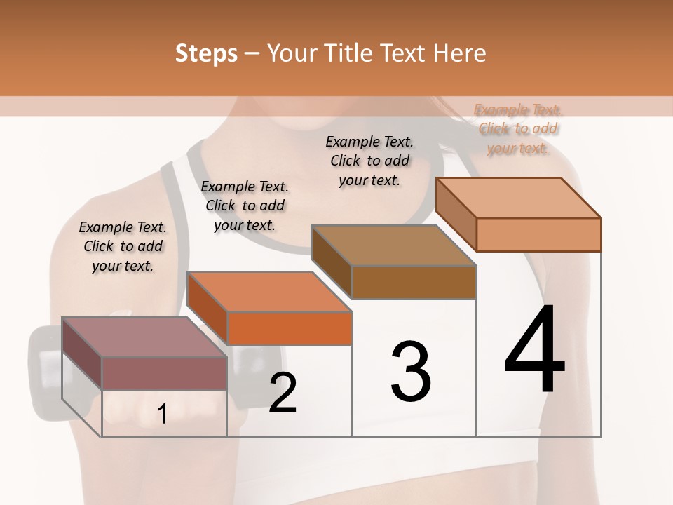 Smile Power Figure PowerPoint Template
