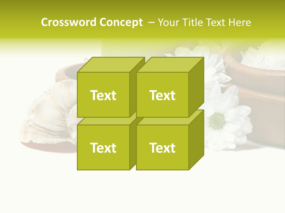 Towels Wood Aroma PowerPoint Template