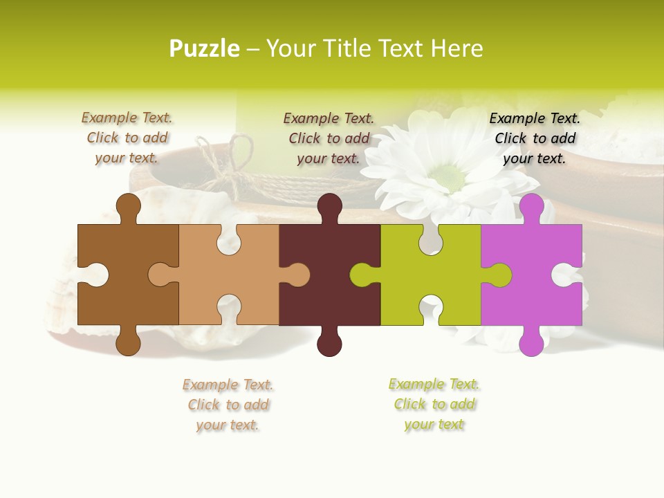 Towels Wood Aroma PowerPoint Template