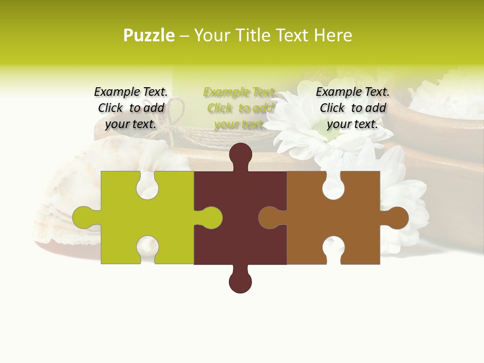 Towels Wood Aroma PowerPoint Template