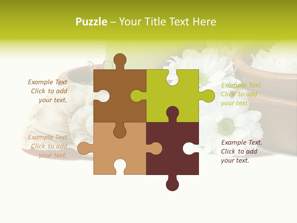 Towels Wood Aroma PowerPoint Template