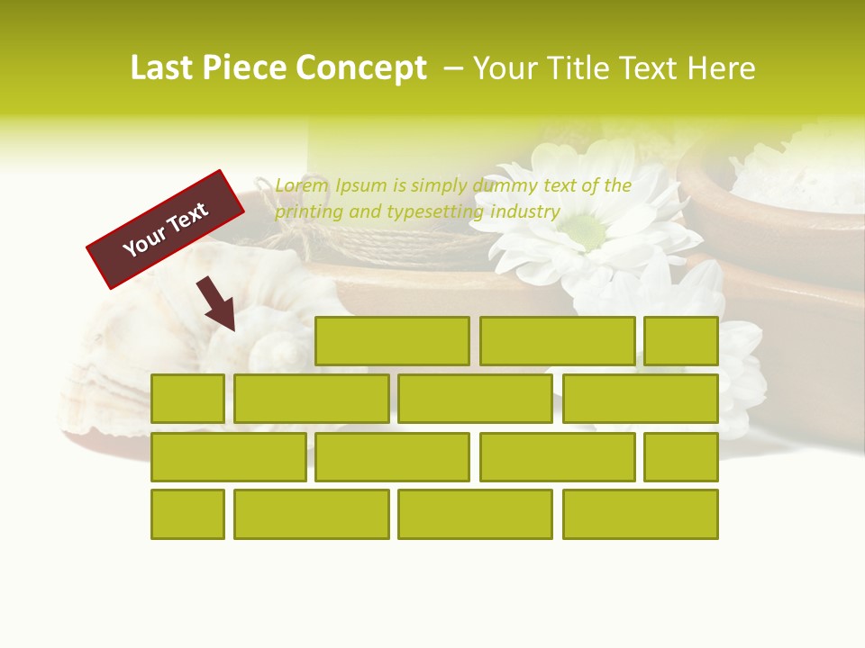 Towels Wood Aroma PowerPoint Template