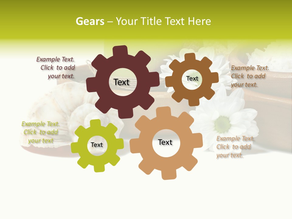 Towels Wood Aroma PowerPoint Template