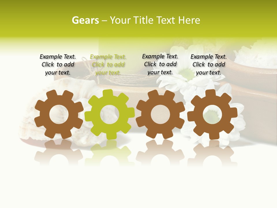 Towels Wood Aroma PowerPoint Template