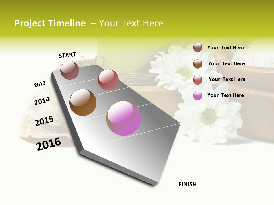 Towels Wood Aroma PowerPoint Template