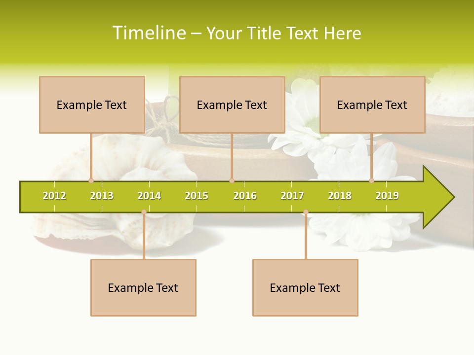 Towels Wood Aroma PowerPoint Template