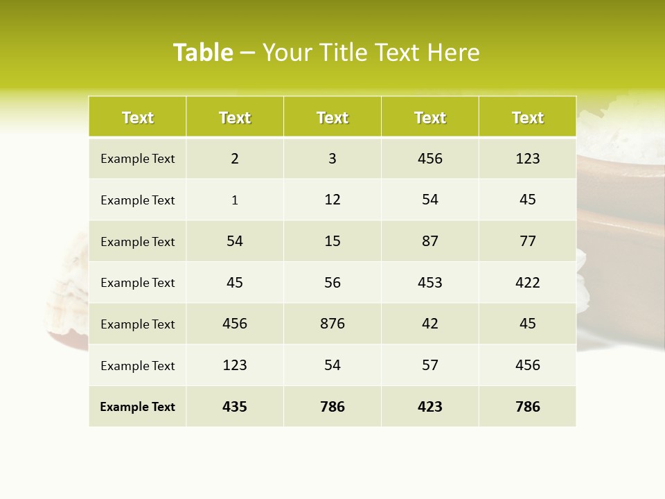 Towels Wood Aroma PowerPoint Template