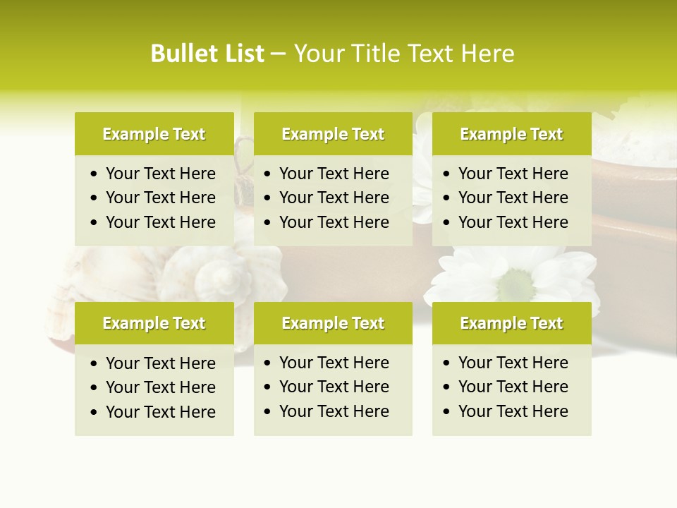 Towels Wood Aroma PowerPoint Template