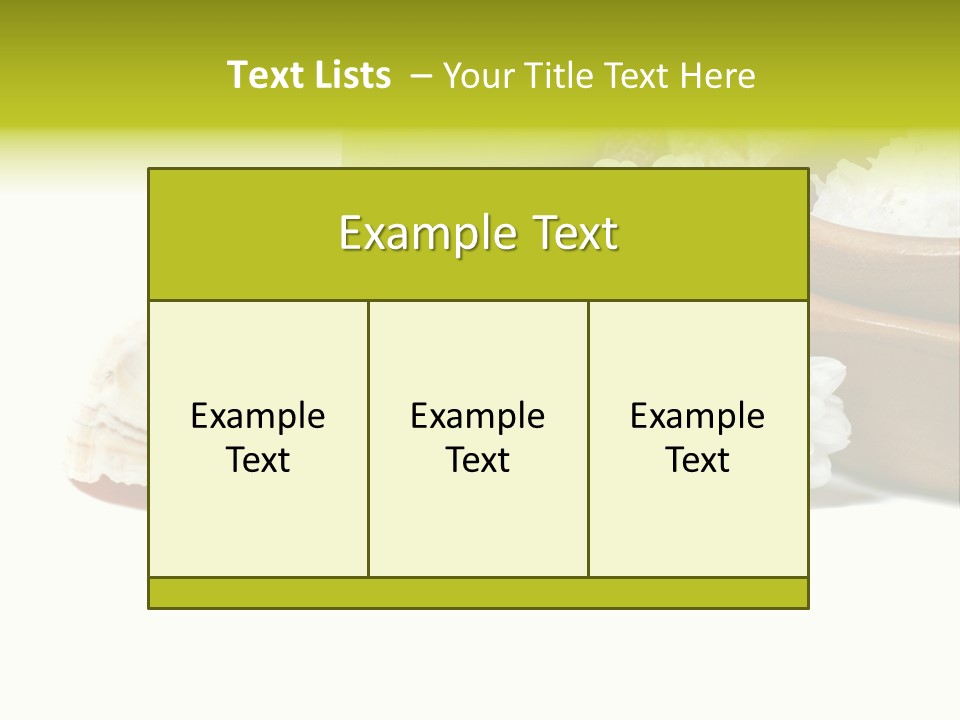 Towels Wood Aroma PowerPoint Template