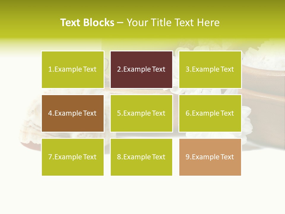 Towels Wood Aroma PowerPoint Template