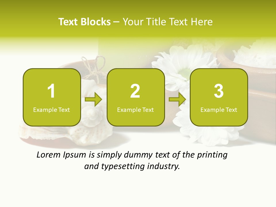 Towels Wood Aroma PowerPoint Template
