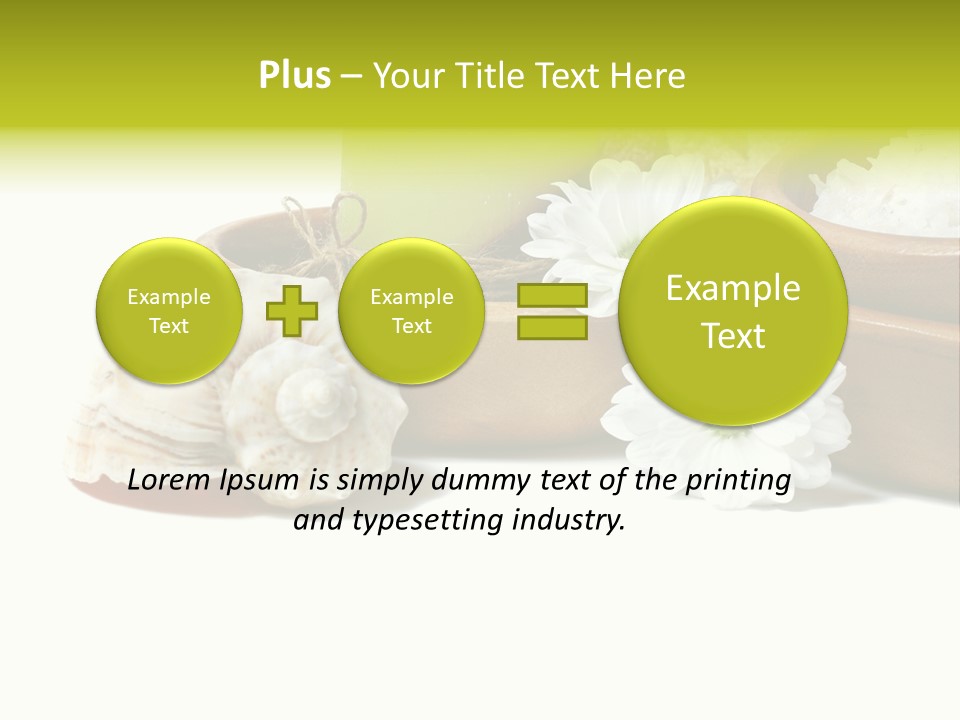 Towels Wood Aroma PowerPoint Template