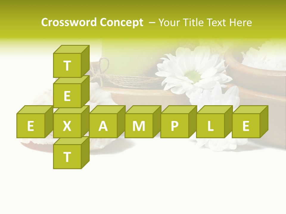 Towels Wood Aroma PowerPoint Template