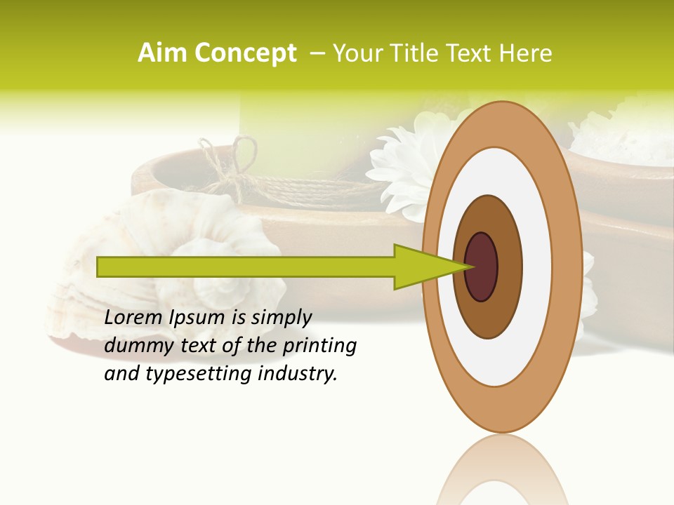 Towels Wood Aroma PowerPoint Template