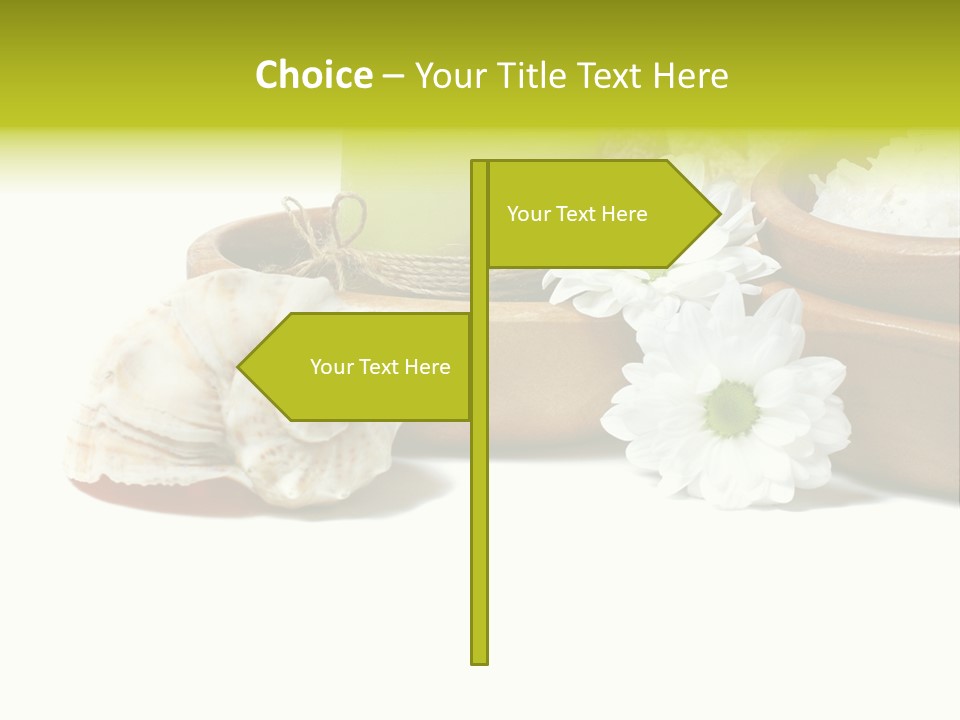 Towels Wood Aroma PowerPoint Template