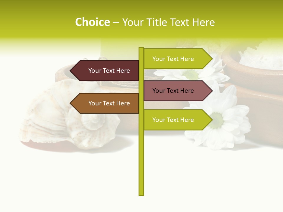 Towels Wood Aroma PowerPoint Template