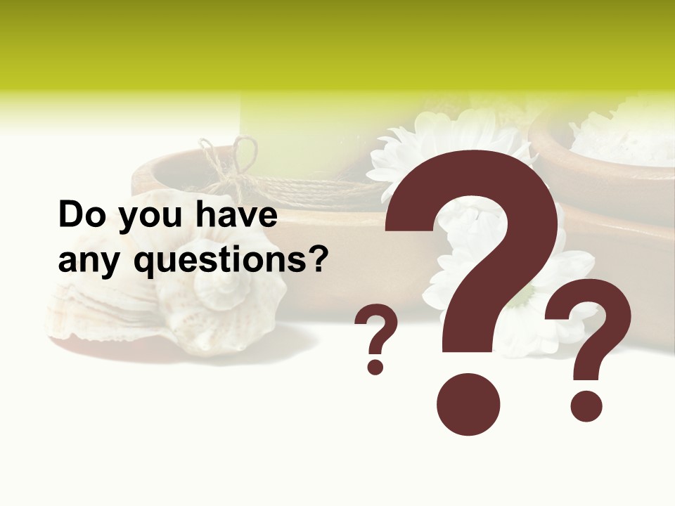 Towels Wood Aroma PowerPoint Template