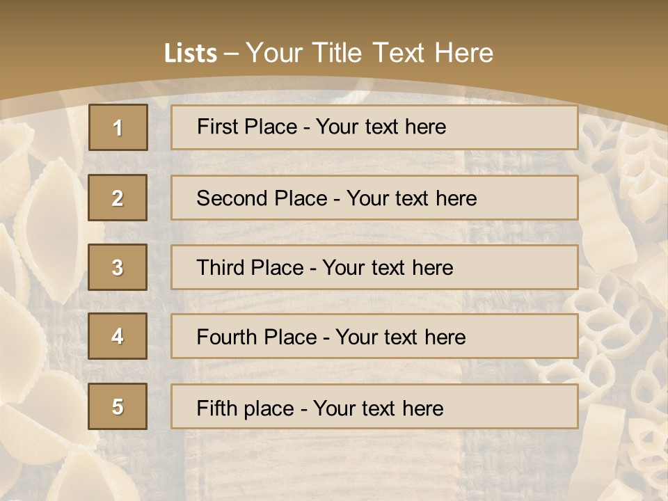 Foodstuff Burlap Uncooked PowerPoint Template