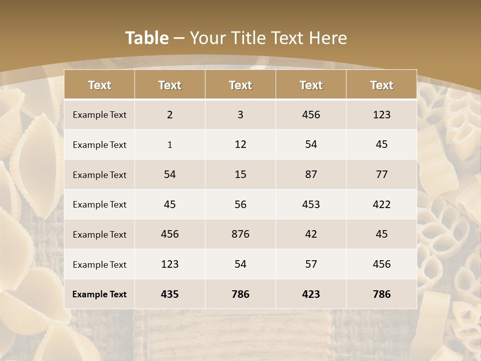 Foodstuff Burlap Uncooked PowerPoint Template