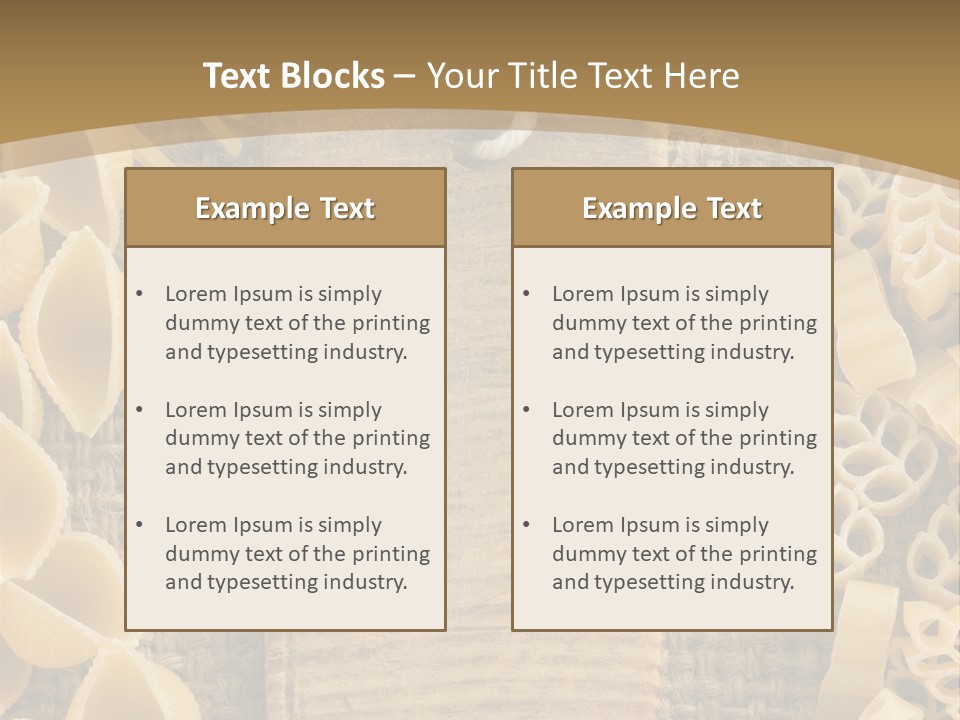 Foodstuff Burlap Uncooked PowerPoint Template