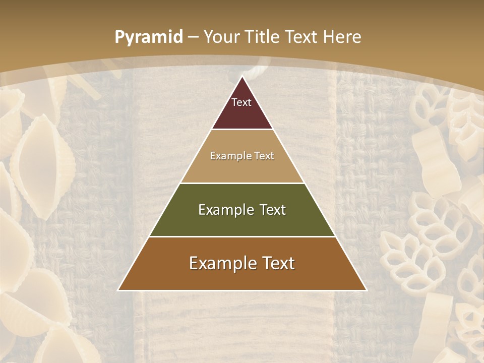 Foodstuff Burlap Uncooked PowerPoint Template