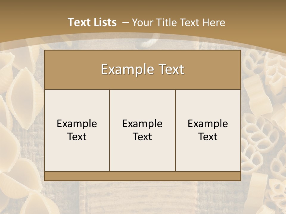 Foodstuff Burlap Uncooked PowerPoint Template
