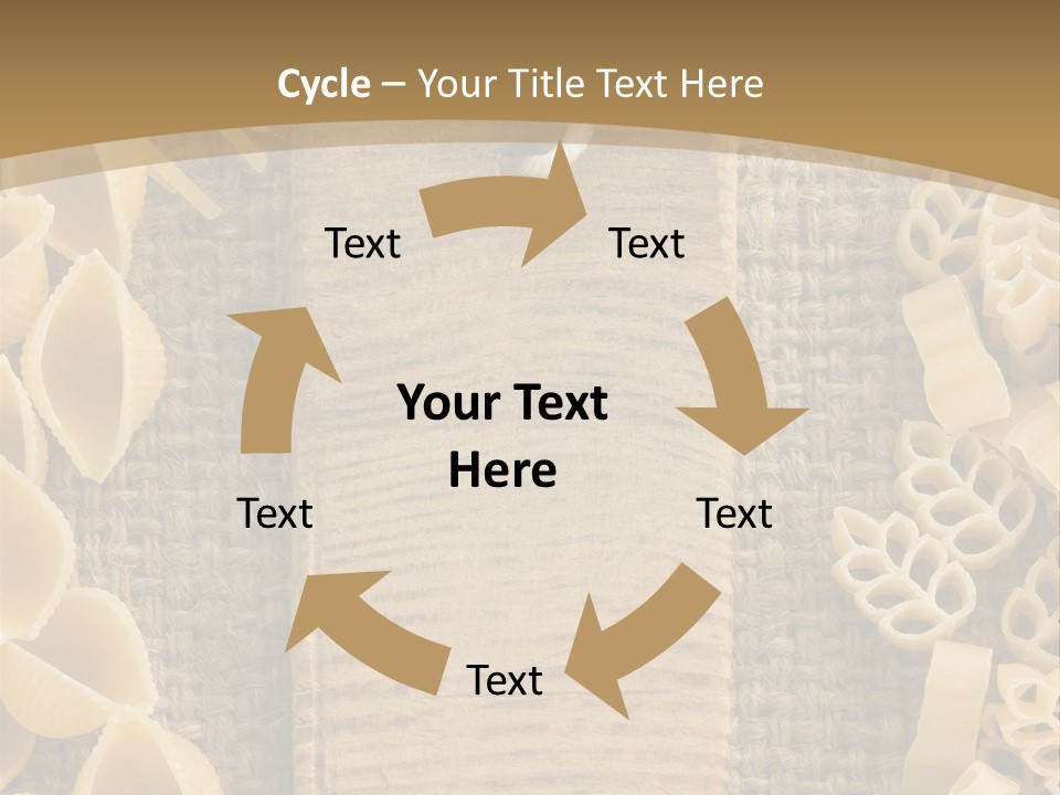 Foodstuff Burlap Uncooked PowerPoint Template