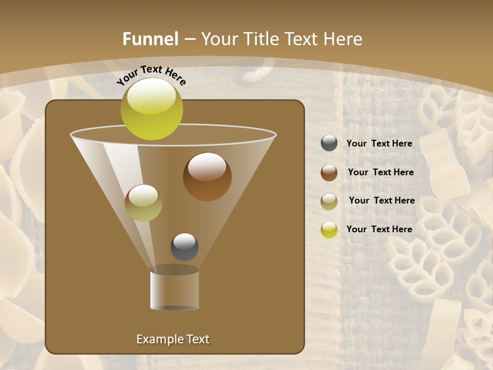 Foodstuff Burlap Uncooked PowerPoint Template