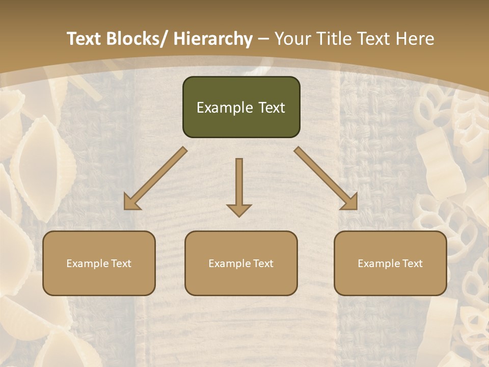 Foodstuff Burlap Uncooked PowerPoint Template