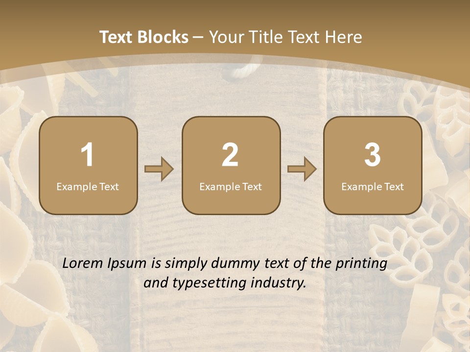 Foodstuff Burlap Uncooked PowerPoint Template