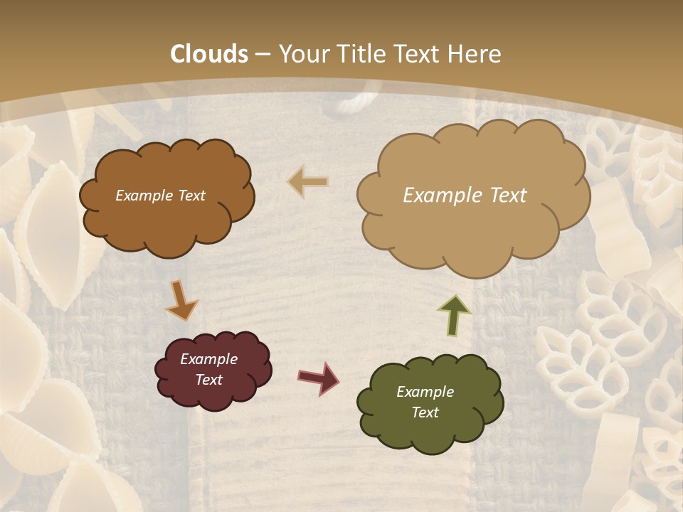 Foodstuff Burlap Uncooked PowerPoint Template