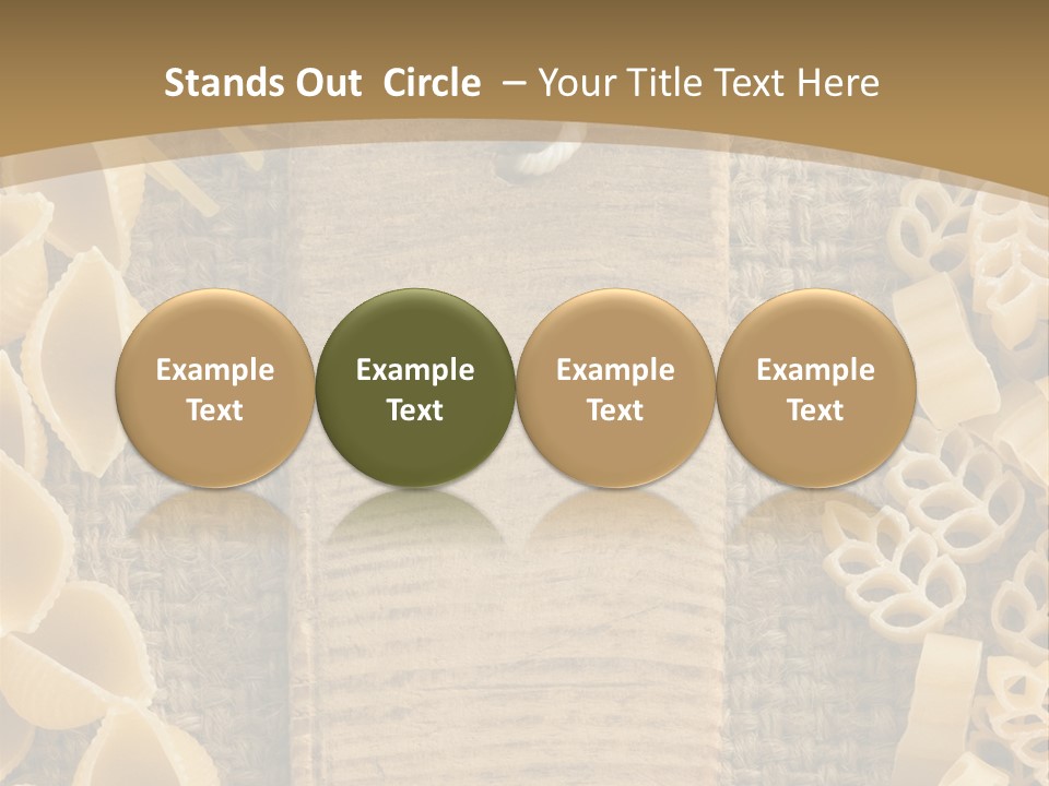 Foodstuff Burlap Uncooked PowerPoint Template