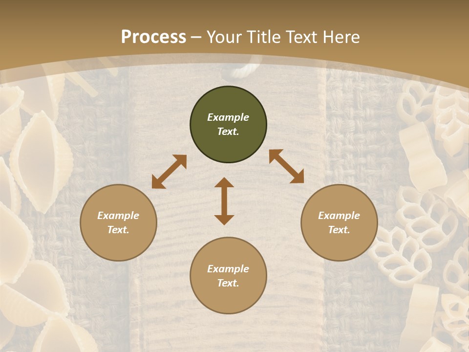 Foodstuff Burlap Uncooked PowerPoint Template