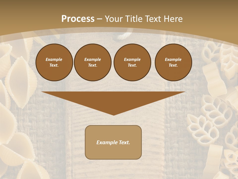Foodstuff Burlap Uncooked PowerPoint Template