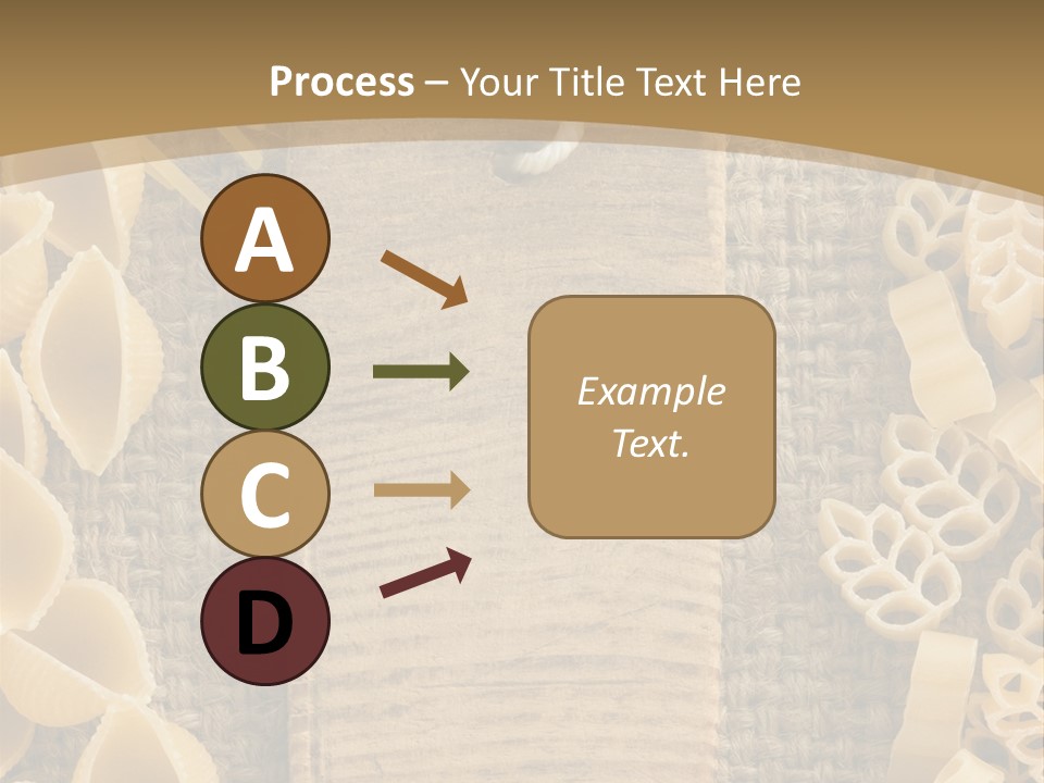 Foodstuff Burlap Uncooked PowerPoint Template